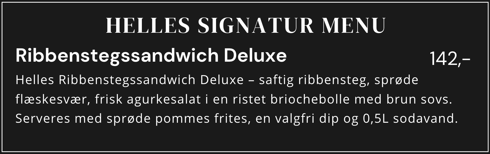 signaturmenu